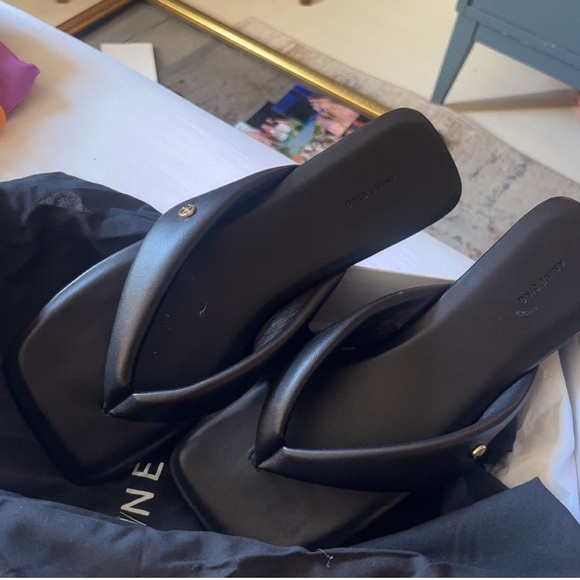 Anine Bing NWT Black Sandals - Picture 1 of 1